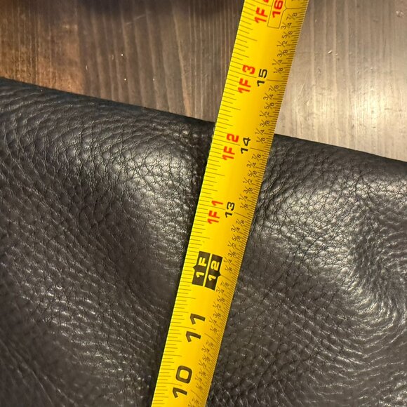 DOONEY & BOURKE  Zipper Pocket Sac Pebbled Black Purse Shoulder Bag - Picture 13 of 13